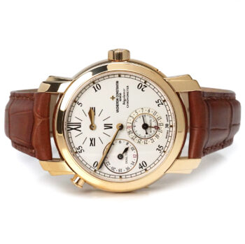 Vacheron Constantin Malte Dual Time Regulator Yellow Gold Silver Dial